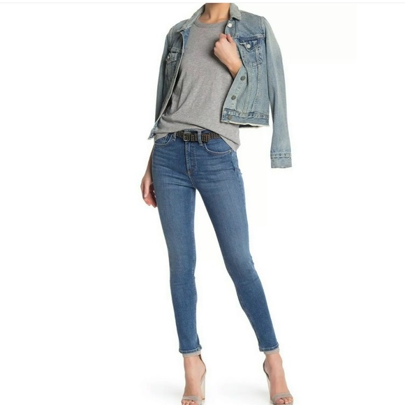 rag & bone Denim - Rag and Bone High Rise Skinny El cut hem Jeans